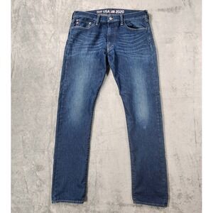 Polo Ralph Lauren Team USA 2020 Jeans Men's 34x32 Blue Denim‎ Straight Olympics